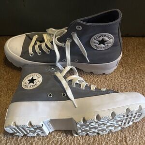 Converse Charcoal High-Top Sneakers